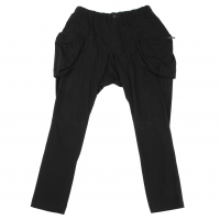  Yohji Yamamoto collections Cotton Pocket Design Pants (Trousers) Black 1