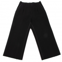  Yohji Yamamoto FEMME Switching Outseam Design Pants (Trousers) Black 1