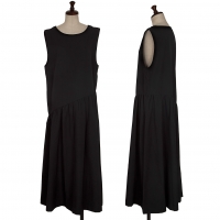  tricot COMME des GARCONS Gathered Waist Sleeveless Dress Black M