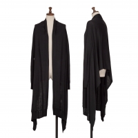  DKNY Silk Drape Buttonless Cardigan Black S