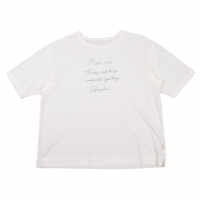  NON NO Mademoiselle NON NON Embroidery T Shirt White S-M