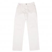  Mademoiselle NON NON Cotton Washed Slim Pants (Trousers) White 38
