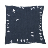  45R Dragonfly Dyed Handkerchief Navy 