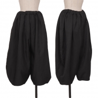  BLACK COMME des GARCONS Polyester Dropped Crotch Pants (Trousers) Black L