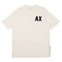  ARMANI EXCHANGE Logo Embroidery T Shirt White XS