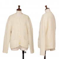  PINK HOUSE Mohair Wool Knit Cardigan Ivory S-M