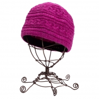  CA4LA Cable Knit Cap Purple 