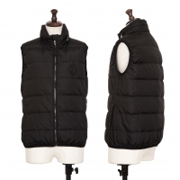  GUCCI GG Pattern Lining Down Hoodie Vest (Waistcoat) Black 40