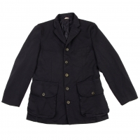  COMME des GARCONS HOMME DEUX Poly Dyed Jacket Navy S