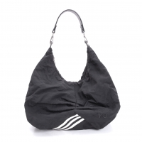  Y-3 Tuck Design Nylon Shoulder Bag Black 