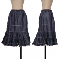  tricot COMME des GARCONS Cotton Poly Frill Skirt Blue S-M