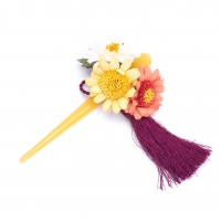  KEITA MARUYAMA Flower Ornamental hairpin Yellow 
