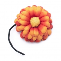  Unbranded Flower Brooch Orange 