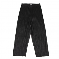  ISSEY MIYAKE Pleated Pants (Trousers) Black S-M