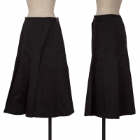  tricot COMME des GARCONS Cotton Belted Skirt Black S