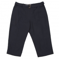  miumiu Cotton Belted Shorts Navy 38