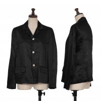  zucca Rayon Linen Jacket Black M