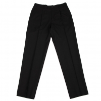  COMME des GARCONS HOMME Wool Gaba Tuck Straight Pants (Trousers) Black M