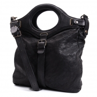  Theory Leather Shoulder Bag Black 
