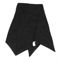  ISSEY MIYAKE Pleated Down Stole Black 