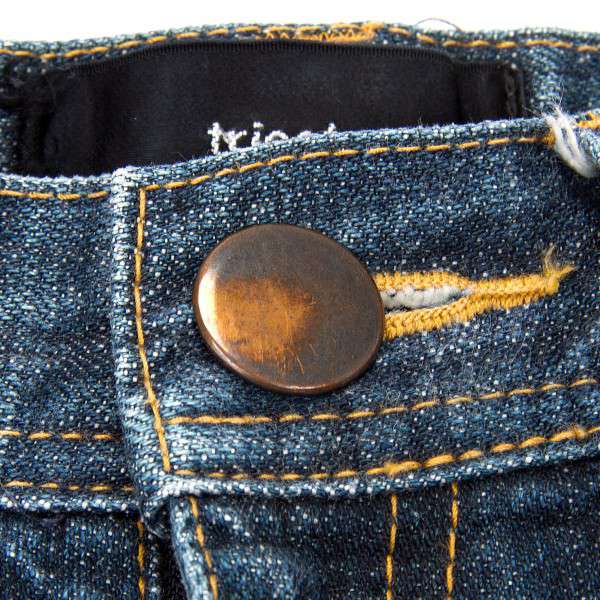 SALE) tricot COMME des GARCONS damage denim pants Blue S | PLAYFUL