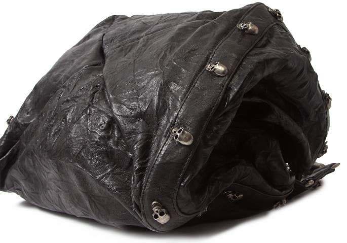 Chanel Black Satin Backpack - Wyld Blue