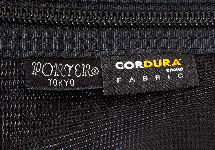 PORTER CORDURA made 3WAY duffel bag Black