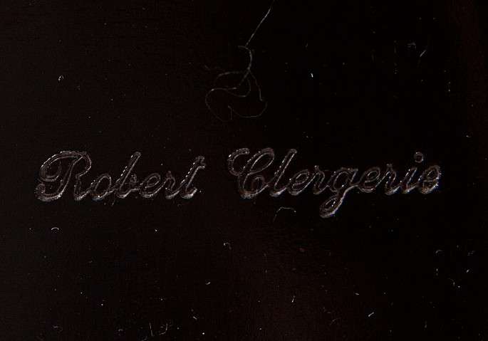 ロベール・クレジュリーRobert Clergerie レザーヒールパンプス 黒5 