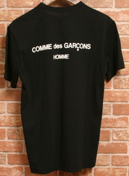 コムデギャルソン カットソー　M 半袖Tシャツ　二次元　黒トップス