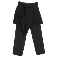  (SALE) Yohji Yamamoto NOIR Skirt docking pants Black 1