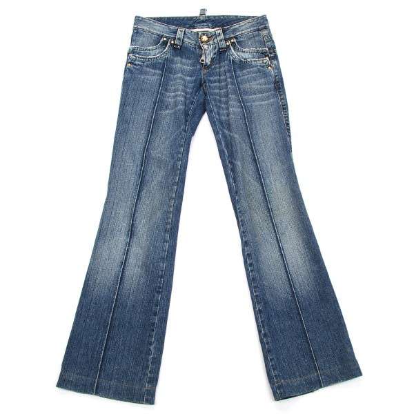 SALE) DSQUARED2 Center Line Jeans Blue 