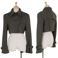  (FINAL PRICE) VIKTOR & ROLF Wool short design jacket coat Mocha 40