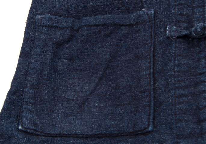 R by 45rpm スタンドカラーチャイナボタンデニムシャツジャケット