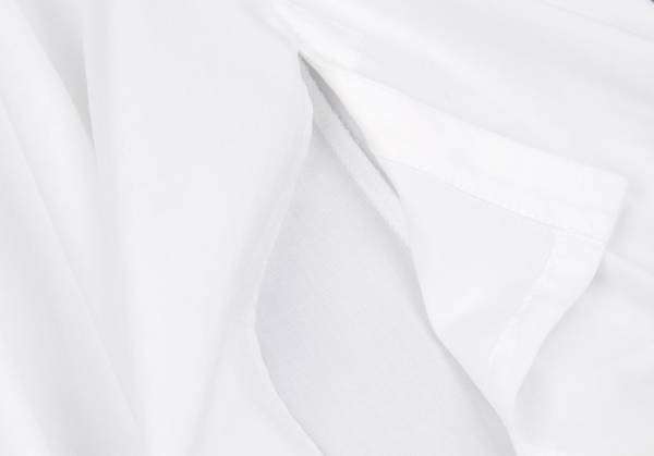 【販売終了】ヨウジヤマモト ファムYohji Yamamoto FEMME ストールデザインコットンシャツ 白1｜PLAYFUL