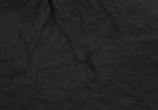 【販売終了】コムデギャルソンCOMME des GARCONS 製品染めポリ縮フリル装飾キルトスカート 黒M位｜PLAYFUL