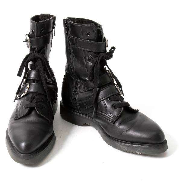 Yohji Yamamoto GEORGE COX Belt design boots Black 5(About 7) | PLAYFUL