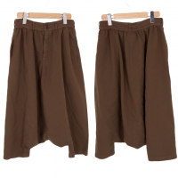  (SALE) COMME des GARCON Product dyed poly Dropped Crotch pants (Trousers) Brown S