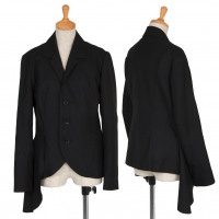  yohji yamamoto femme Ashinmetoridezain 3B jacket Black 2