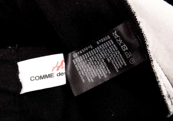 【販売終了】【SALE】H&M コムデギャルソンCOMME des GARCONS ウールサルエルハーフパンツ 黒M位｜PLAYFUL