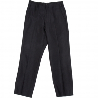  Yohji Yamamoto POUR HOMME Linen poly tapered Pants (Trousers) Black S