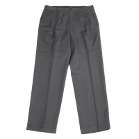  (SALE) Papas Wool 2 tuck design pants (Trousers) Grey LL