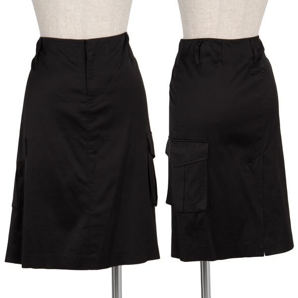 【SALE】ジャンポールゴルチエJean Paul GAULTIER デザインポケットスカート 黒42