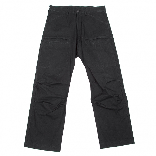 【SALE】ワイズフォーメンY's for men コットン裾ジップデザインパンツ 黒2