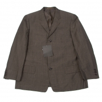  (SALE) Y's for men Blend linen Jacket Brown S