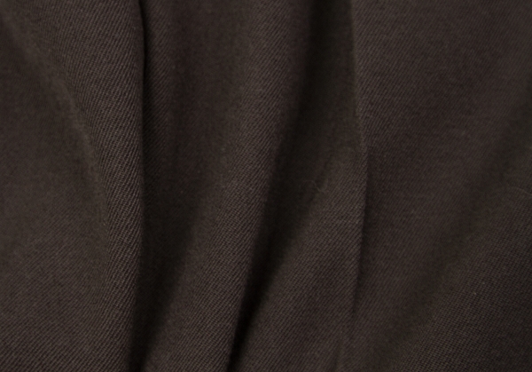 Louis Vuitton Leather Slit Pants Dark BROWN. Size 36