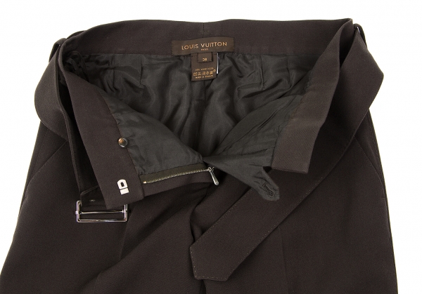 Louis Vuitton Drawstring Pants BLACK. Size 38