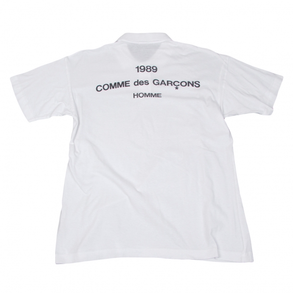【希少】コムデギャルソンオム 89AW ロゴプリント スタッフシャツ