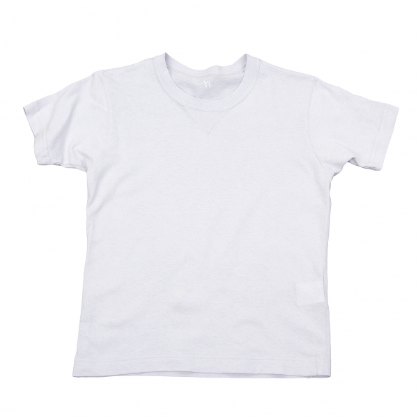 【SALE】ワイズY's ガゼットネック半袖Tシャツ ライトグレーS位