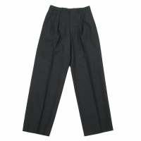  (SALE) ISSEY MIYAKE MEN Wool Pants (Trousers) Charcoal S