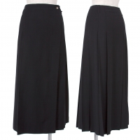  (SALE) Jean-Paul GAULTIER Wool Skirt Black S-M